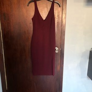 Cocktail wine dress